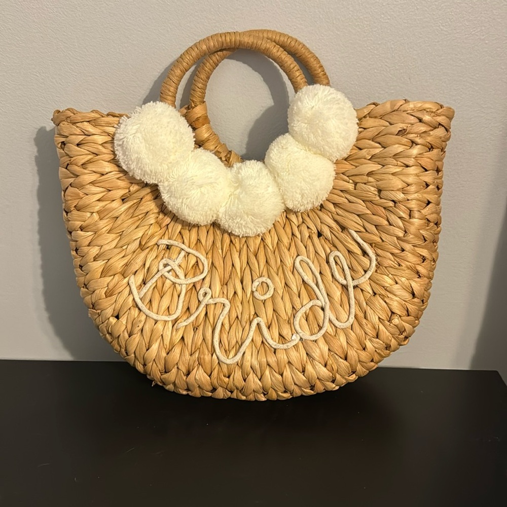 Bride woven purse